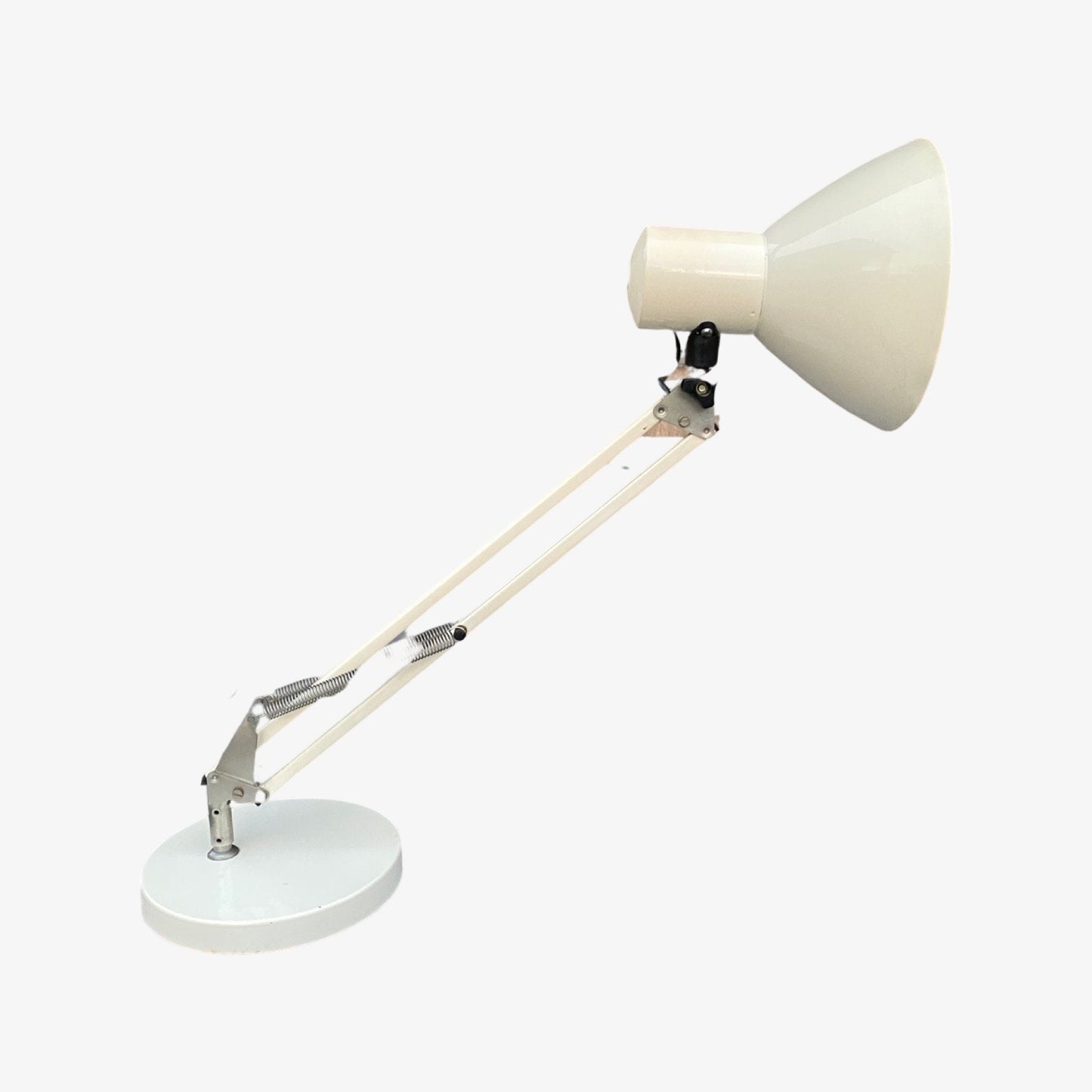 Vintage PIXAR Lamp Look-A-Like | 1960s Mid Century Desk Lamp Made Of White Metal | Mid Century Modern Lighting | Retro / Vintage Table Lamp