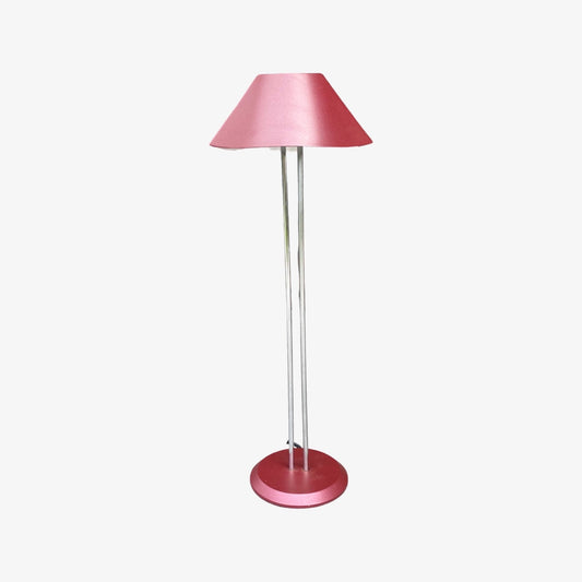 Red Retro Metal Lamp | Table Lamp | Desk Lamp | Night Light | Bordeaux Red Colored | Mid Century Modern Lighting | Vintage 1980s